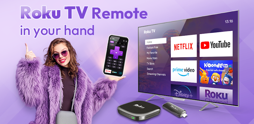 Remote Control for Roku TV
