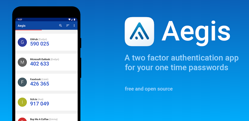 Aegis Authenticator – 2FA App