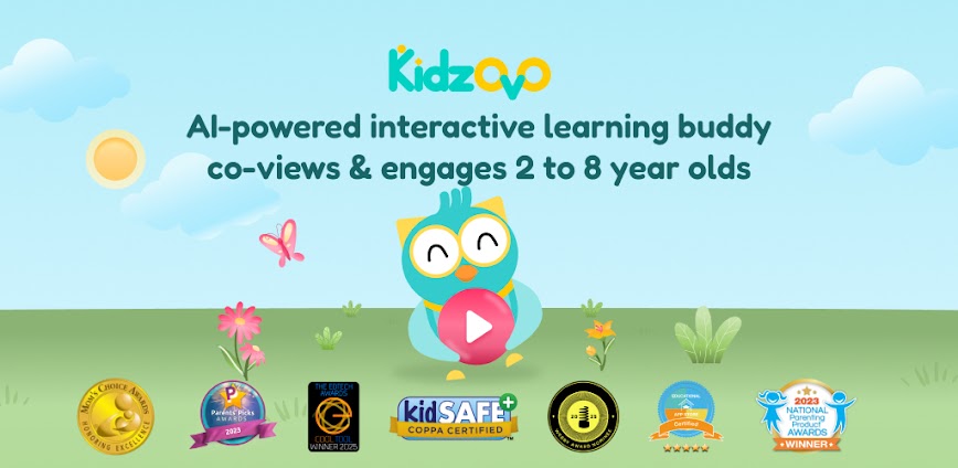 Kidzovo: Kids TV with AI Buddy