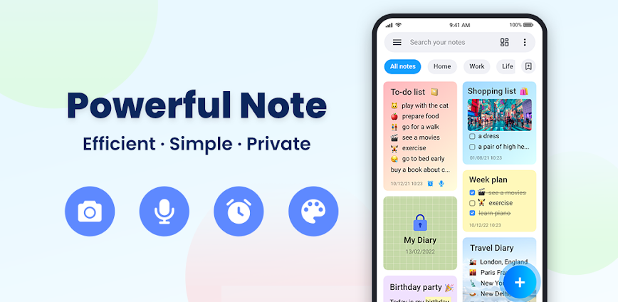 Notes: Easy Notebook, Notepad