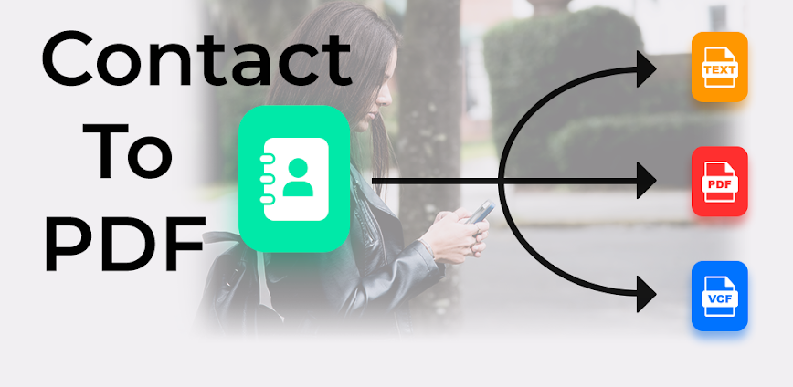 Contact Backup: PDF Text & VCF