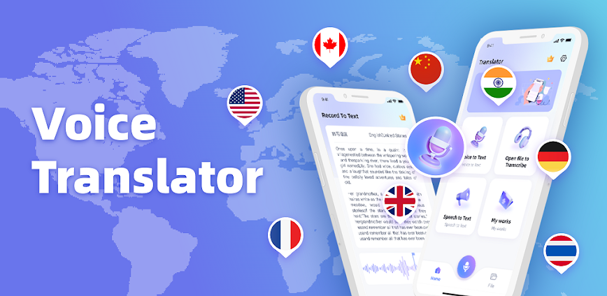 Voice Translate, AI Transcribe