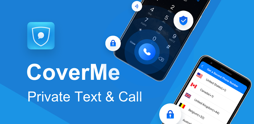 CoverMe – Second Phone Number