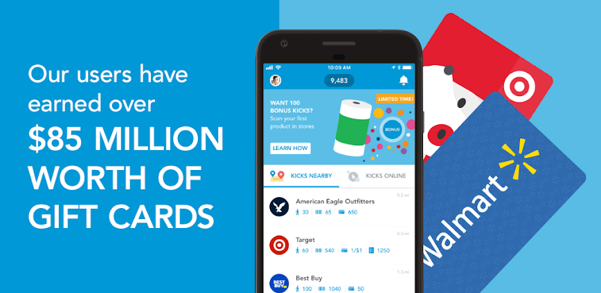 Shopkick: Gift Cards & Rewards