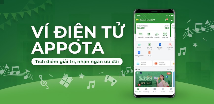 Ví Appota – Giải trí tích điểm