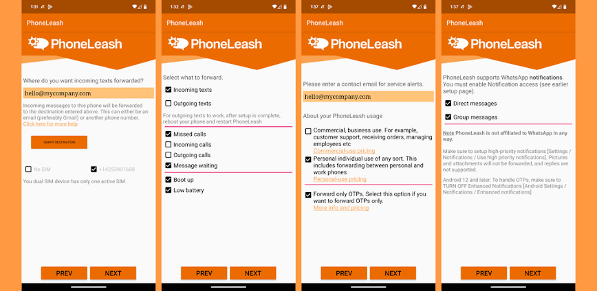 SMS Forwarder and SMS Reply