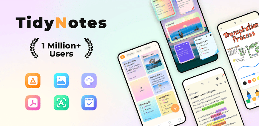 Color Notes, Notebook, Notepad