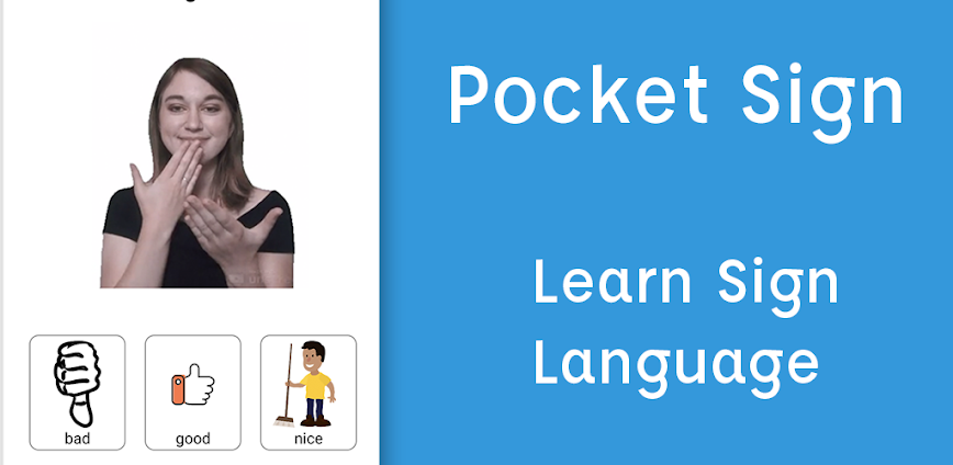 Sign Language ASL Pocket Sign
