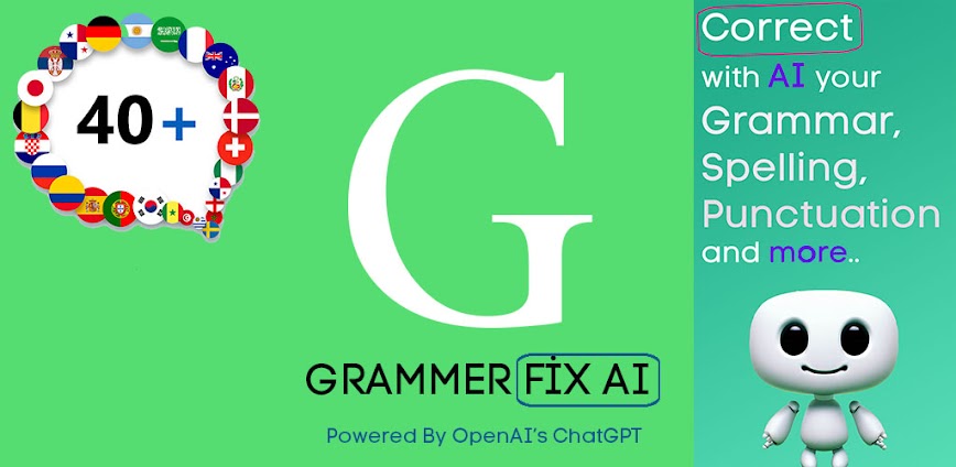 Grammar Check AI, Spell: Fixy