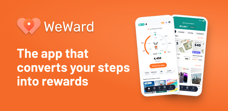 WeWard – Walk & Earn Rewards