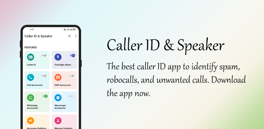 Caller ID & Speaker
