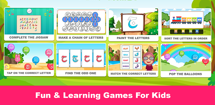 Learn Arabic Alphabet: Games