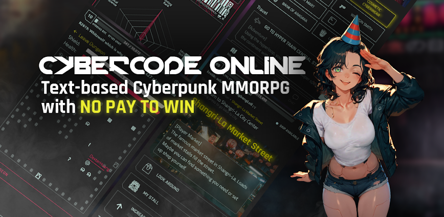 CyberCode Online: Text RPG