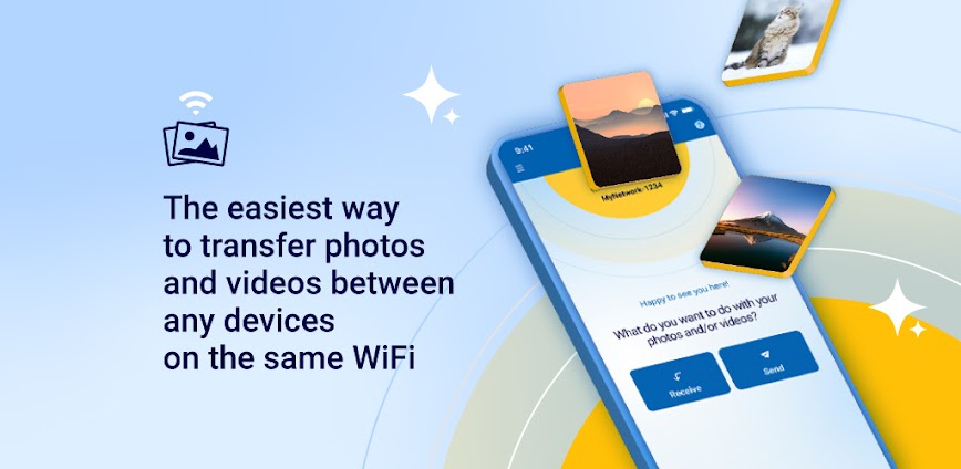 Photo Transfer: Send via WiFi