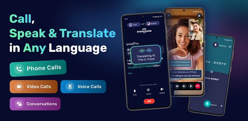 AI Phone:Call&Voice Translator