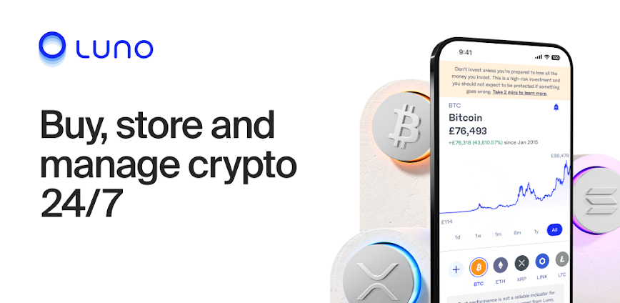 Luno: Buy Bitcoin & Crypto