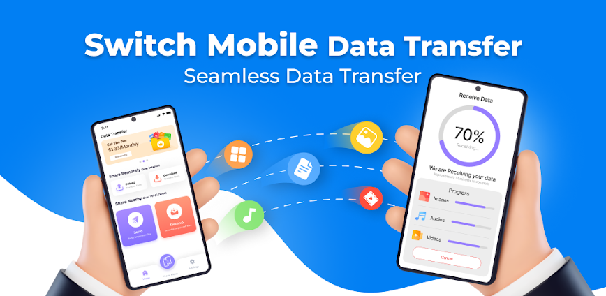 Switch Mobile, Data Transfer
