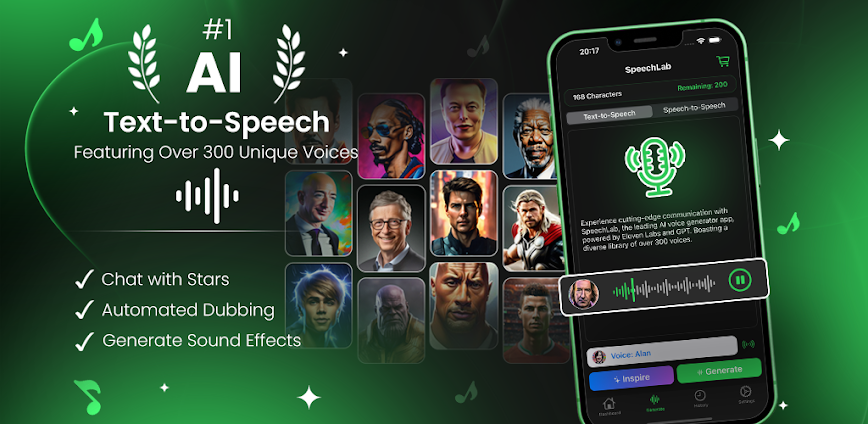 AI Voice Changer & Dubbing