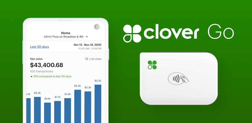 Clover Go – Dashboard & POS