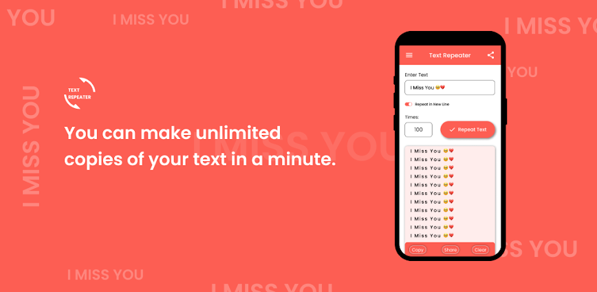 Text Repeater: Repeat Text 10K