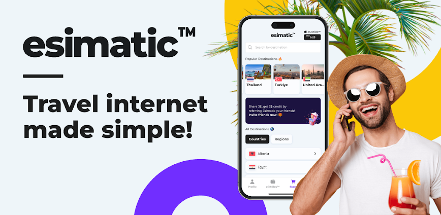 Esimatic eSIM: Travel Internet