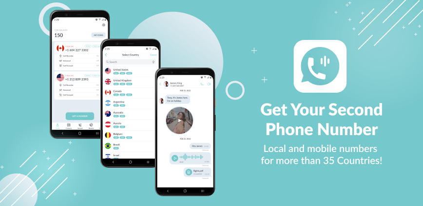 Number2Go: Second Phone Number