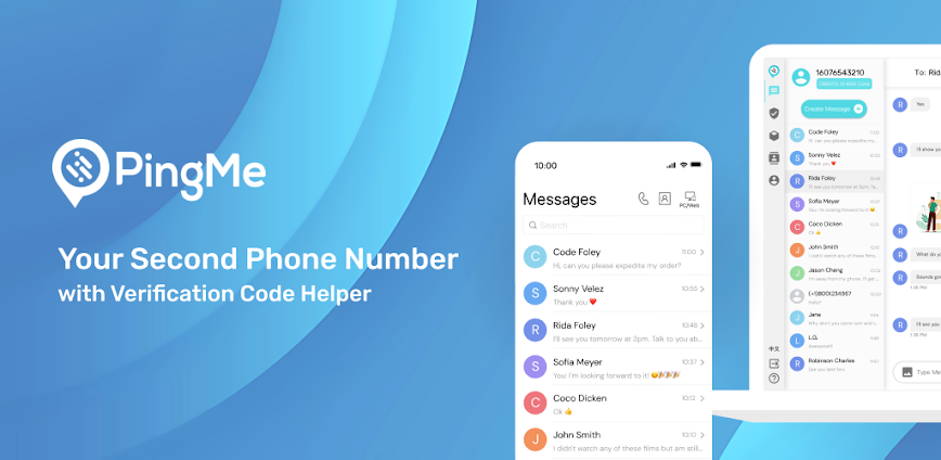 PingMe – Second Phone Number