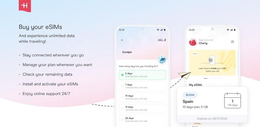 Holafly eSIM: Unlimited Data