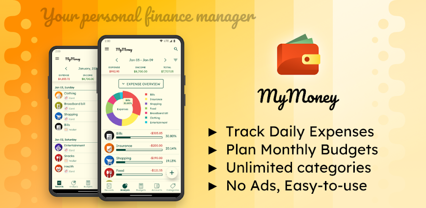 MyMoney—Track Expense & Budget