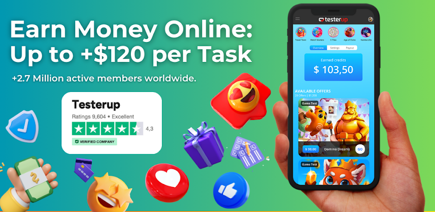testerup – earn money