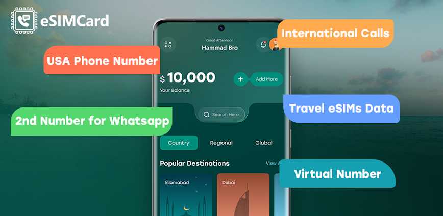 eSIM Card: Virtual SIM & VoIP