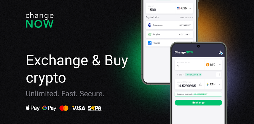 Crypto exchange: USDT, Bitcoin