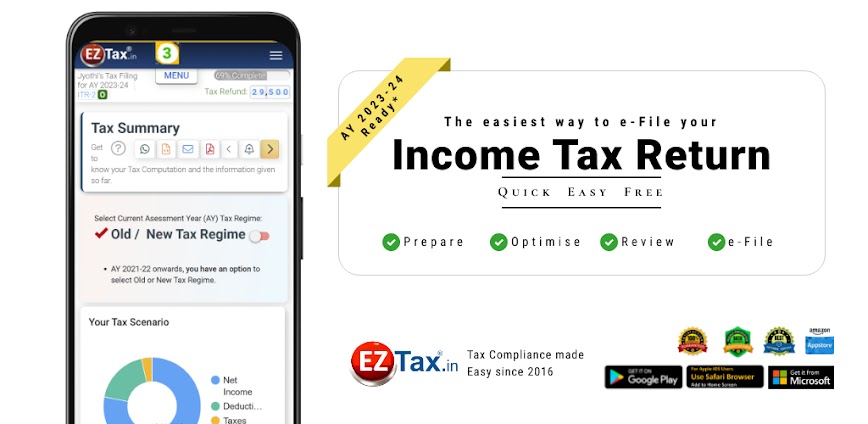 EZTax – Income Tax Filing App
