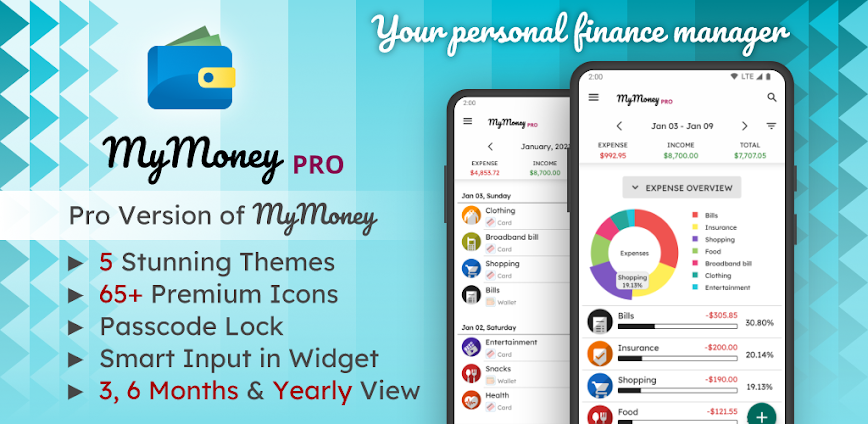 MyMoney Pro – Expense & Budget