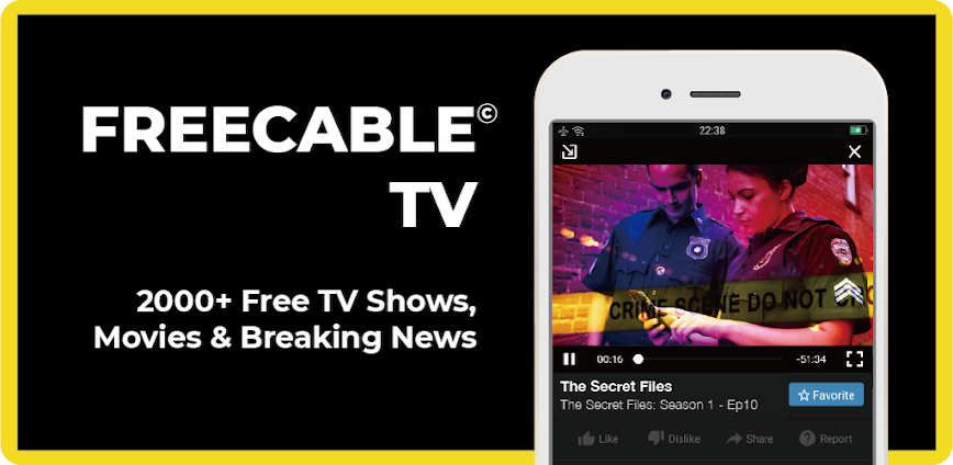 FREECABLE© TV App: Shows, News