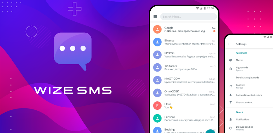 Wize SMS: Message & Messenger