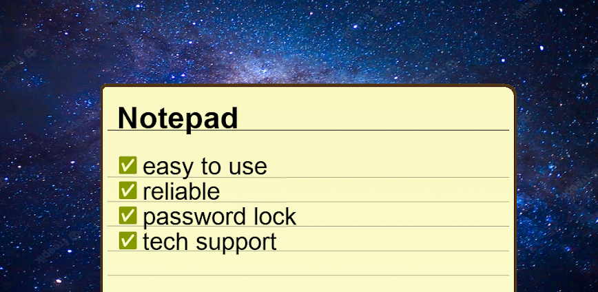 Notepad – simple notes