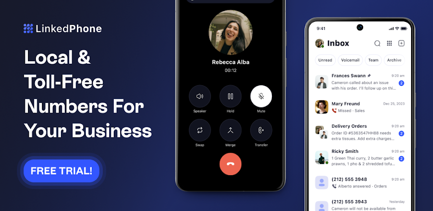 Linked Phone Business Number