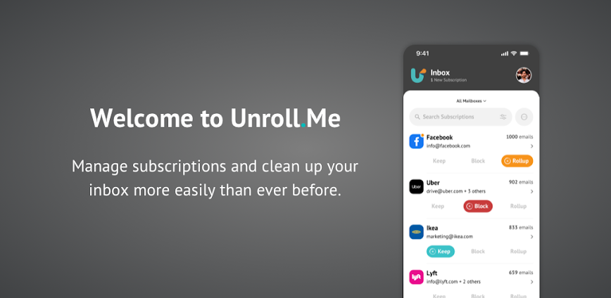 Unroll.Me – Email Cleanup