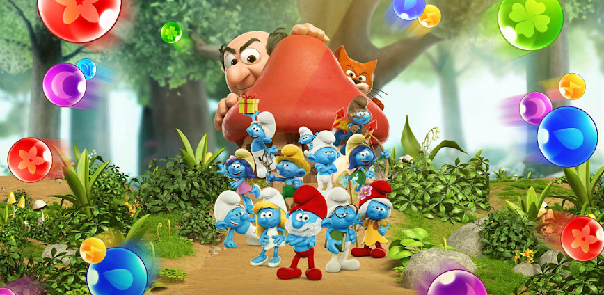 Smurfs Bubble Shooter Story