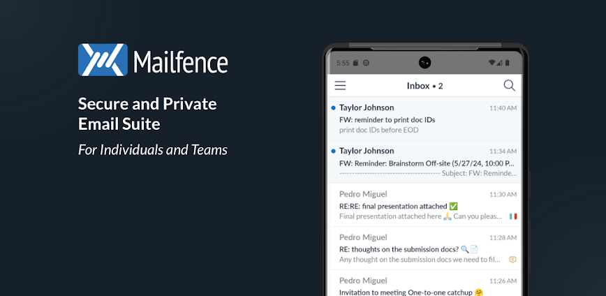 Mailfence secure private email