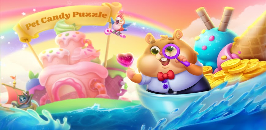 Pet Candy Puzzle-Match 3 games