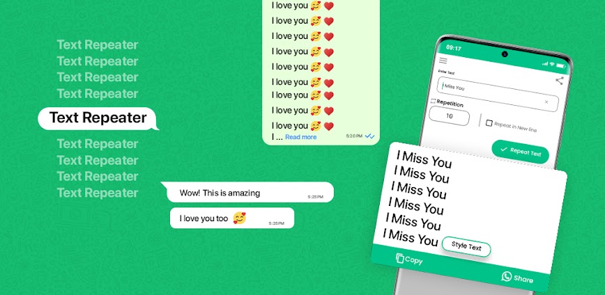 Text Repeater: Repeat text 10k