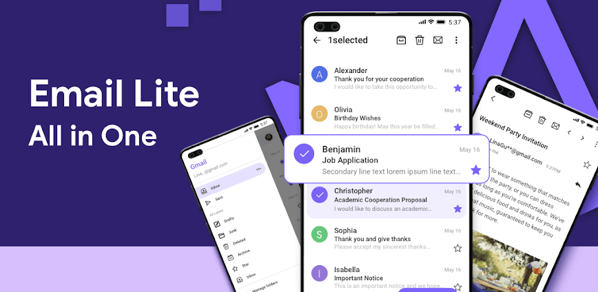 Email: Fast, Manage All Mails