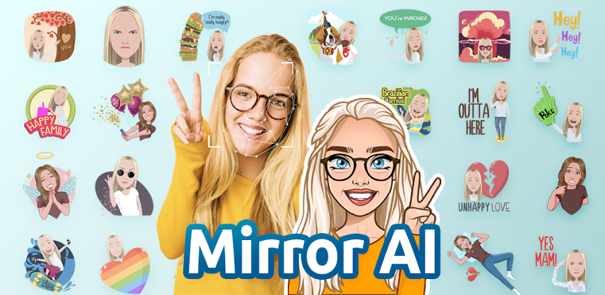 Mirror: Emoji maker, Stickers