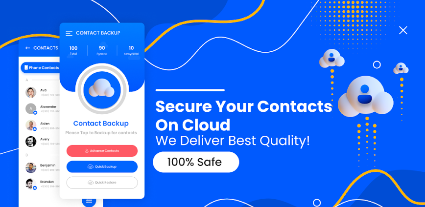 Contacts Backup: Cloud Storage