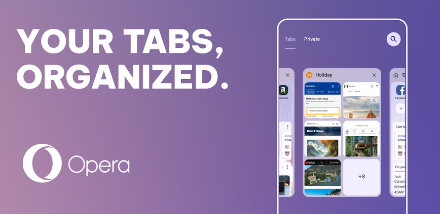 Opera browser beta with AI