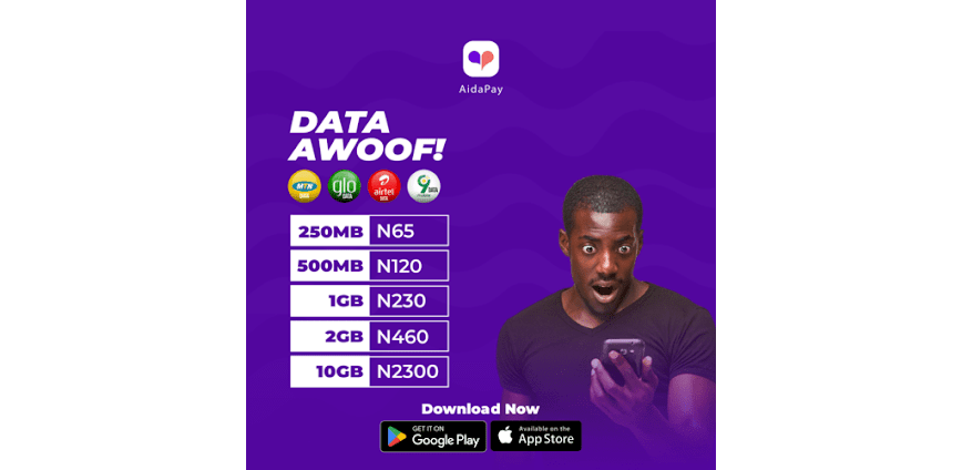 AidaPay – ScanPay, Cheap Data