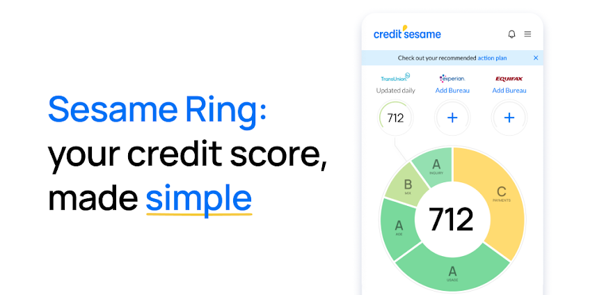 Credit Sesame: Grow your score