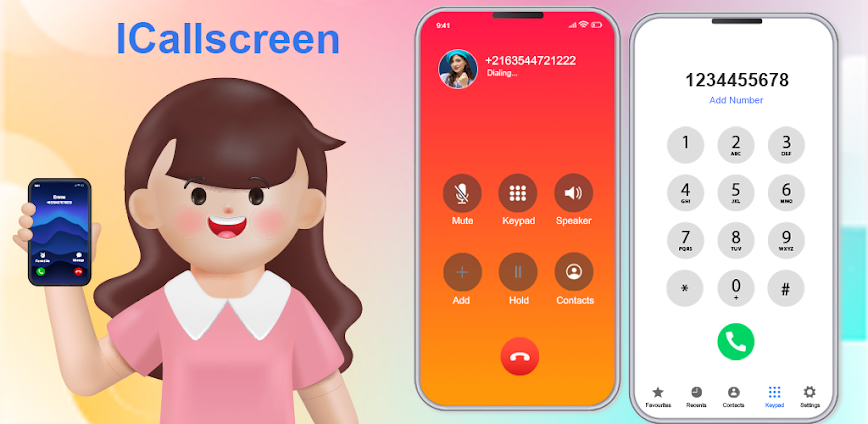 iCall Screen – Phone Dialer